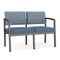 Lesro Lenox 2 Seat Tandem Seating W/ No Center Arm, 43.5 in W 24.5 in L 32 in H LS2101 - alternate 1